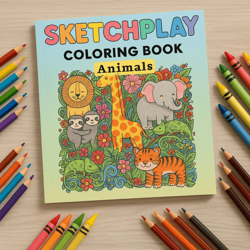 Sketchplay Coloring Book Story Telling  JoyMakers Studio: Amazon.in: Books